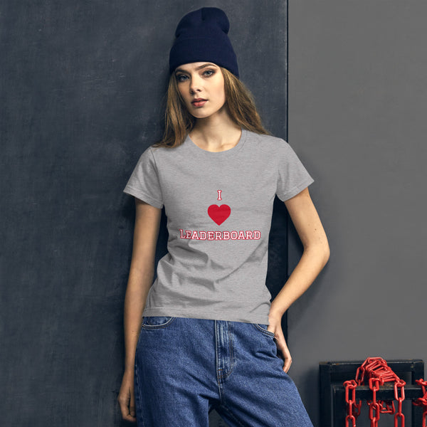 Women's I ❤️   Leaderboard short sleeve t-shirt